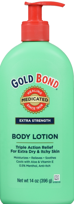 GOLD BOND MEDICATED LOTION EXTRA STRENGTH 14 OZ