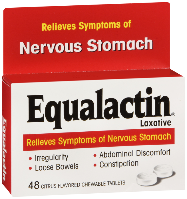 Equalactin Laxative Chewable Tablets 48ct