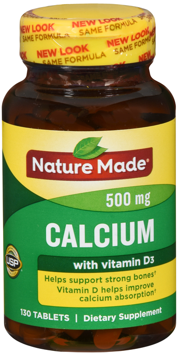 Nature Made CALCIUM 500MG TABLET 130ct