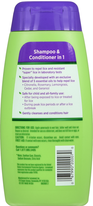 Lice Shield 2in1 Shampoo & Conditioner 10oz