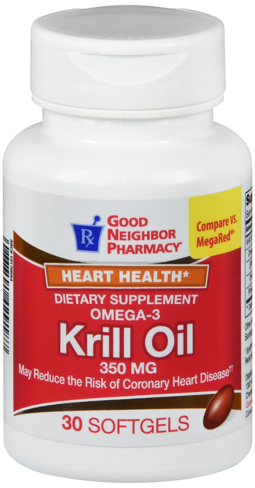 Good Neighbor Pharmacy Omega 3 Krill Oil 350mg Softgels 30ct