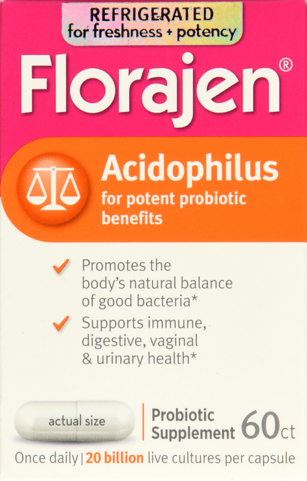 Florajen Acidophilus Capsules 60ct