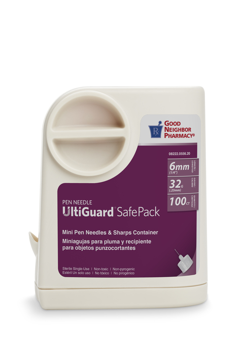 Good Neighbor Pharmacy UltiGuard SafePack Pen Needles 6mm 32G 100ct