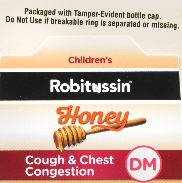 ROBITUSSIN DM CHLD HNY-CGH/CNG LIQ 4OZ