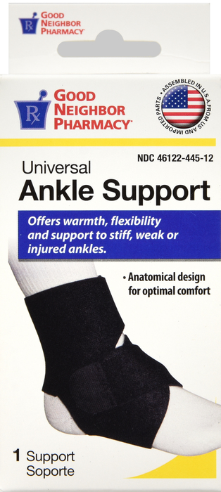 Good Neighbor Pharmacy Universal Ankle Support Black 1ct