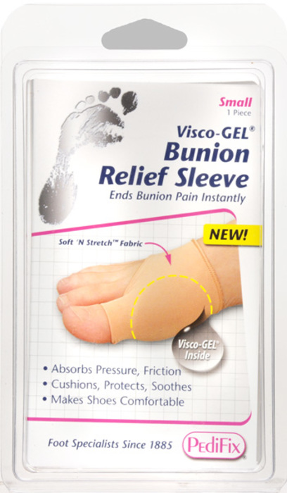 PEDIFIX BUNION RELIEF SLEEVE VISCO S DS