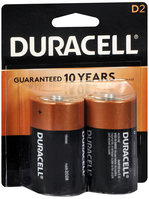 DURACELL COPPERTOP D 2CT