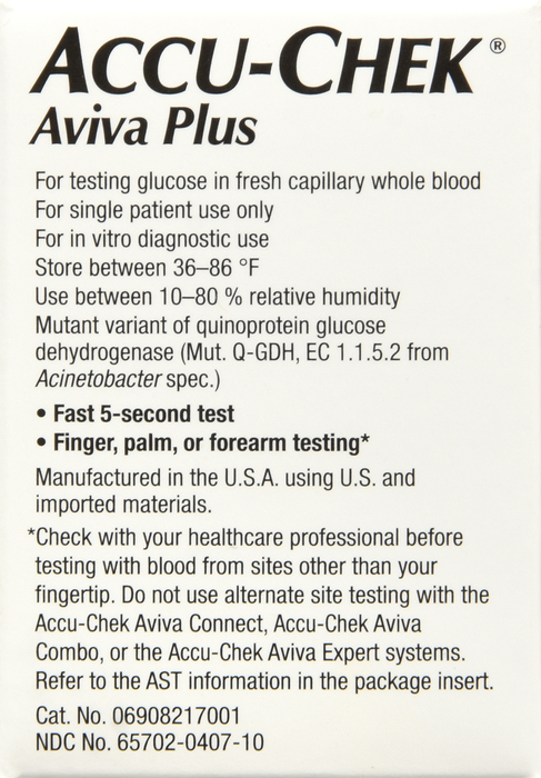 Accu-Chek Aviva Plus Test Strips50ct