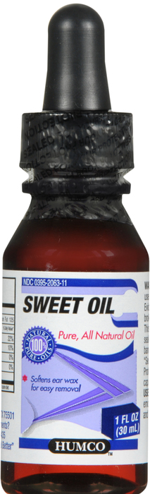 HUMCO SWEET OIL WITH DROPPER 1OZ