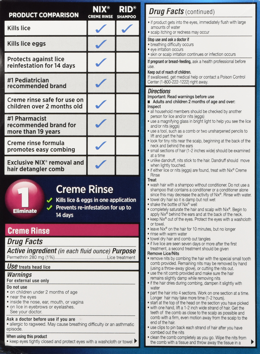 NIX COMPLETE LICE ELIMINATION KIT