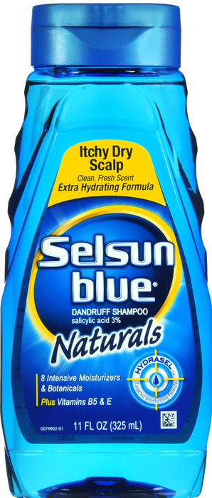 SELSUN BLUE SHAMPOO NATURAL ITCH 11OZ