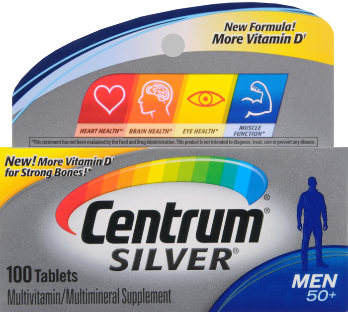 Centrum Silver Men 50+ Multivitamin Tablets 100ct