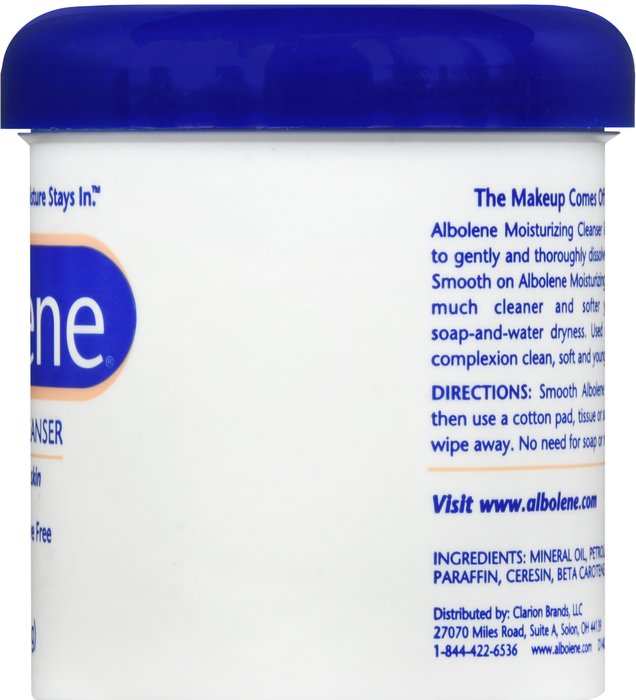 Albolene Moisturizing Cleanser Paraben and Preservative Free 12oz