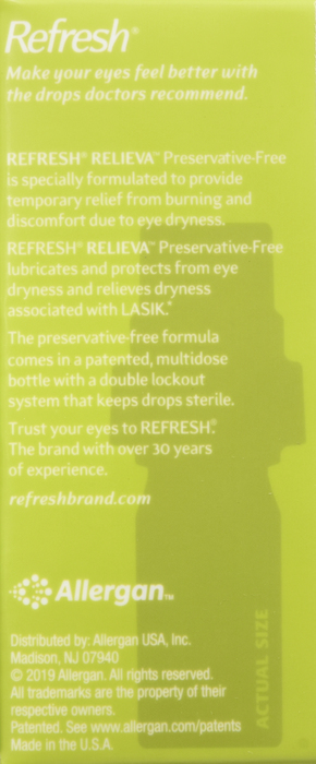 Refresh Relieva PF Lube Eye Drops 10mL