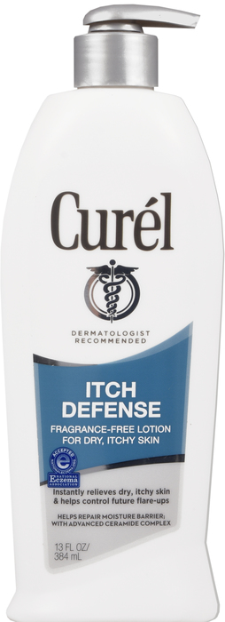 CUREL LOTION ITCH DEFENSE FRAG FREE 13OZ