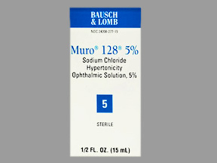 Bausch + Lomb Muro-128 5% Corneal Edema Drops 15ml