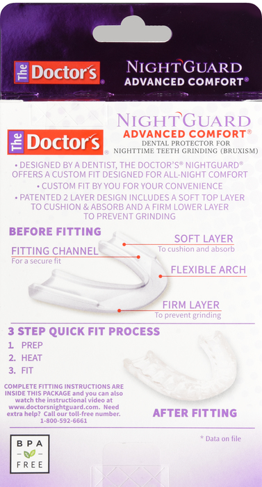 The Doctor's Night Guard Advanced Guard Dental Protector 1ct