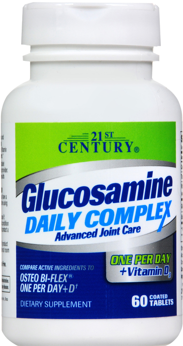 GLUCOSAM DAILY COM +D TAB 60CT 21ST CENT