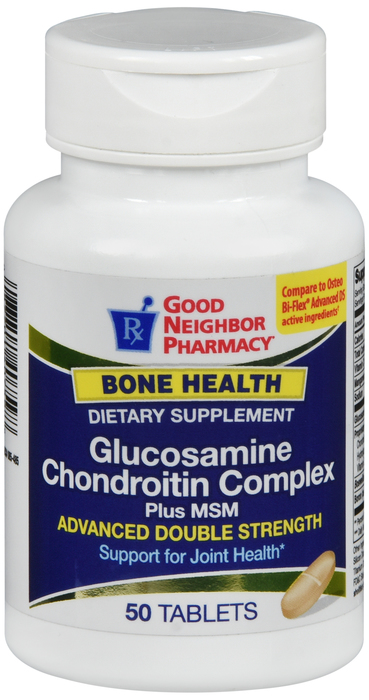 Good Neighbor Pharmacy Glucosamine Chondroitin Advanced Double Strength Tablets 50ct