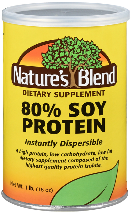 PROTEIN POWDER 80% SOY 16OZ NAT BLEND