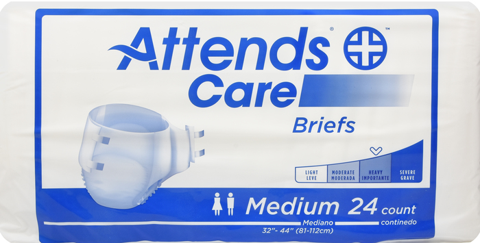 ATTENDS CARE BRIEF MEDIUM 4X24 CT