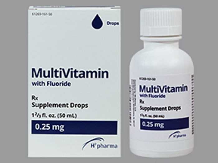 MULTIVITAMIN W/ FLUORIDE 0.25MG DRP 50ML