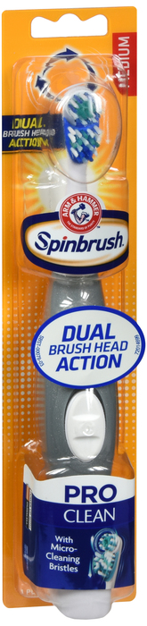 SPINBRUSH TOOTHBRUSH PRO CLEAN MEDIUM