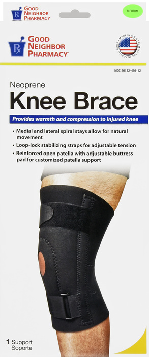 Good Neighbor Pharmacy Neoprene Knee Brace Black Medium 1ct