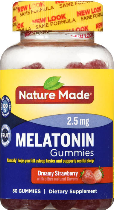 Nature Made Melatonin 2.5mg Gummies 80ct