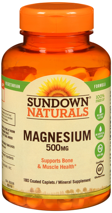 MAGNESIUM 500MG CAPLET 180CT SUNDWN