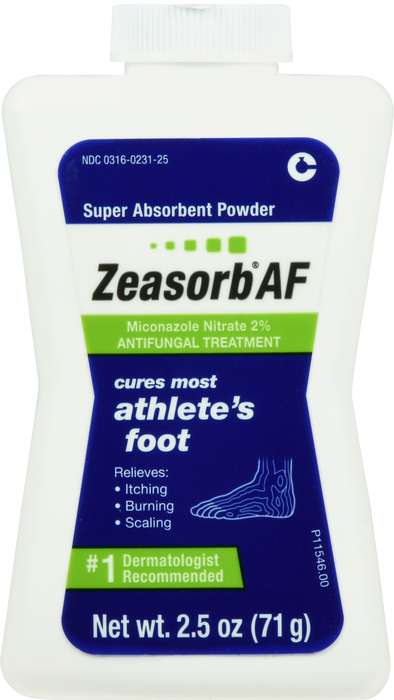 ZeasorbAF Athlete's Foot Powder 2.5oz