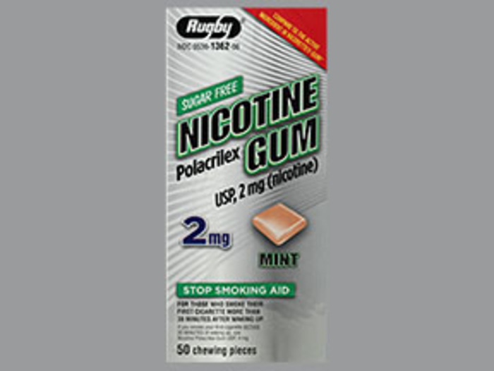 NICOTINE GUM 2MG 50CT WATSON