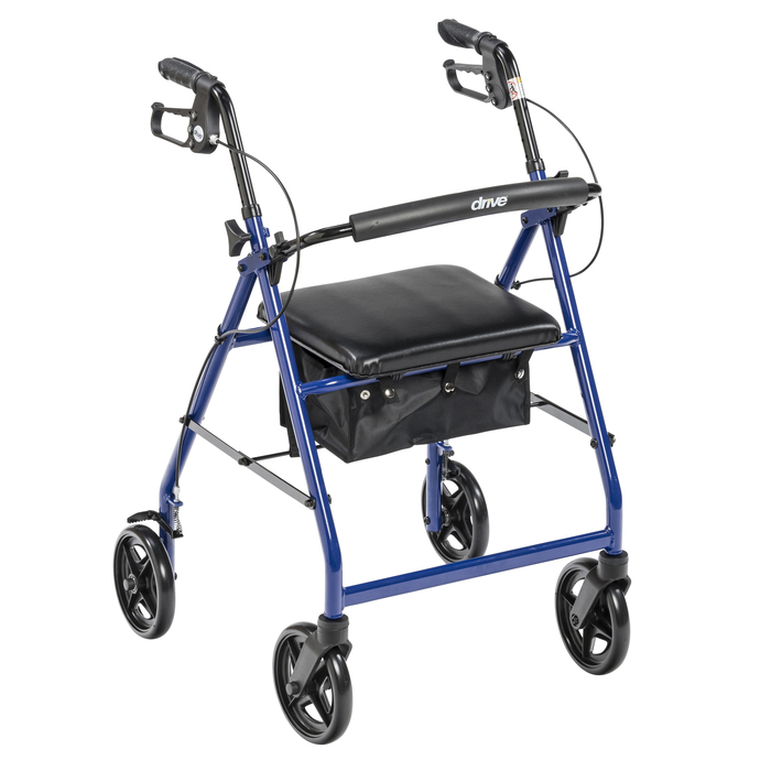 Rollator Aluminum Blue 7.5" Casters