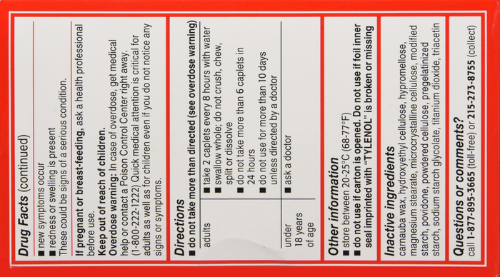 Tylenol 8HR Arthritis Pain ER Caplets 225ct