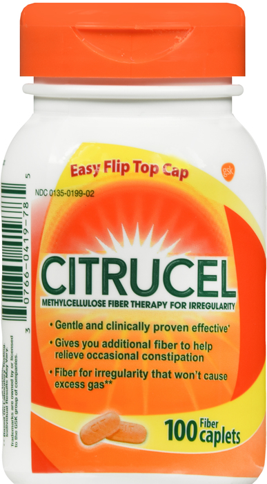 Citrucel Fiber Constipation Relief Caplets 100ct