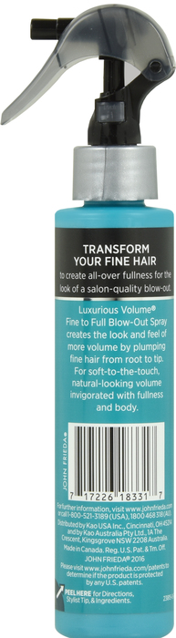 JOHN FRIEDA LUX VOLUME SPRAY 4OZ