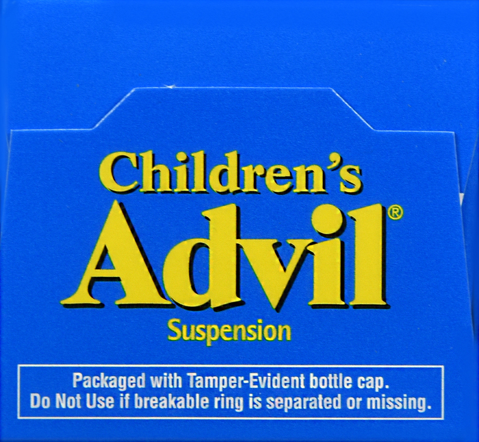 Advil Children's Ibuprofen 100mg Blue Raspberry Oral Suspension 4oz