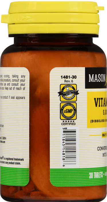 Mason Natural Vitamin B-12 5000mcg Tablets 30ct