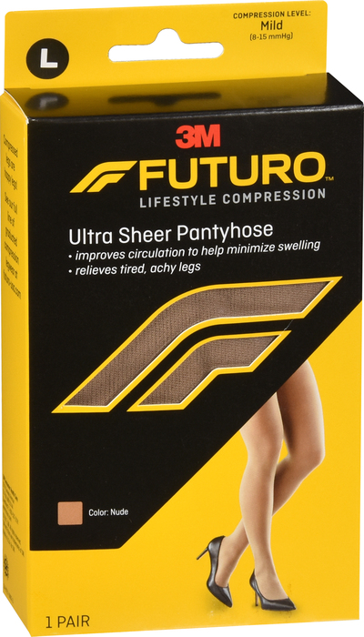 Futuro Ultra Sheer Pantyhose Nude Large 1ct