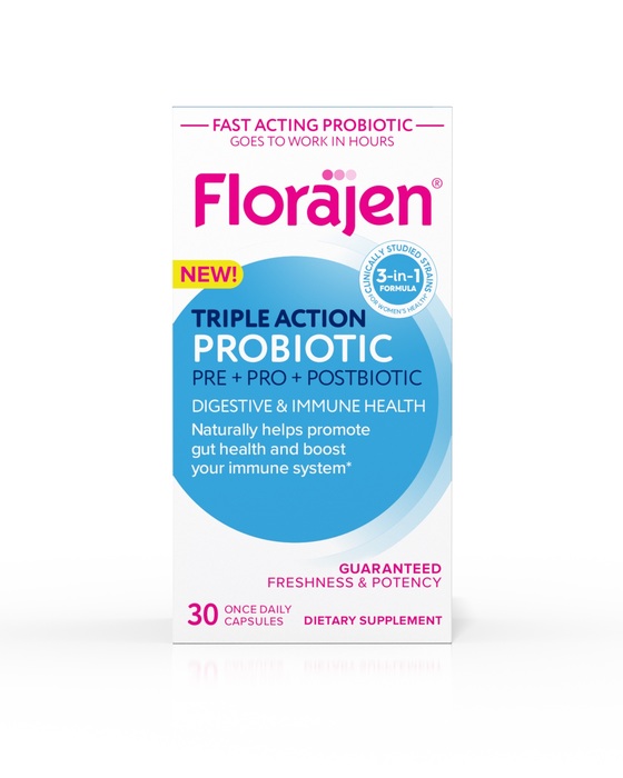 Florajen Triple Action Probiotic Capsules 30ct