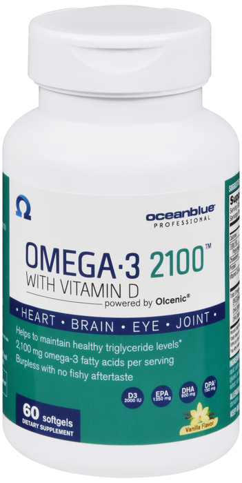 OceanBlue Omega-3 2100mg with Vitamin D Softgels 60ct