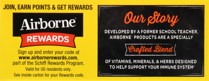 AIRBORNE TABLET GRAPFRUIT 10CT