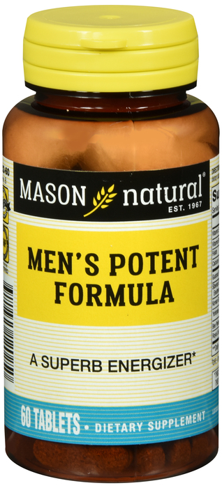 MENS POTENT FORMULA TABLETS 60CT MASON