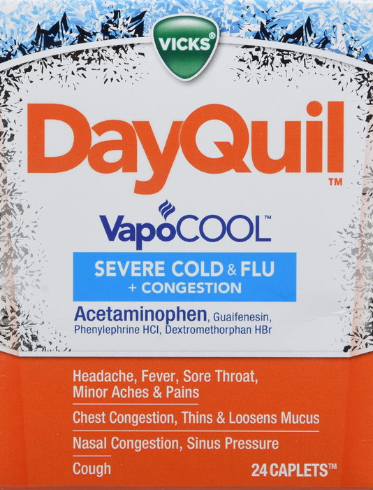 DayQuil Severe Vapocool Caplets 24ct