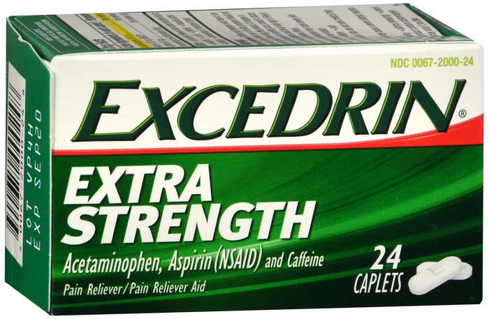 Exedrin Extra Strength Pain Reliever Caplets 24ct