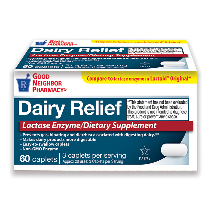 Good Neighbor Pharmacy Dairy Relief Caplets 60ct