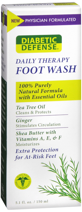 DIABETIC DEF DAILY FOOT WASH 150ML DS