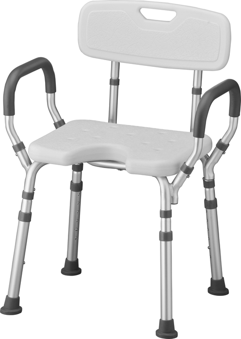 BATH SEAT W/ARMS & HYG FRONT 9037-R 2 DS