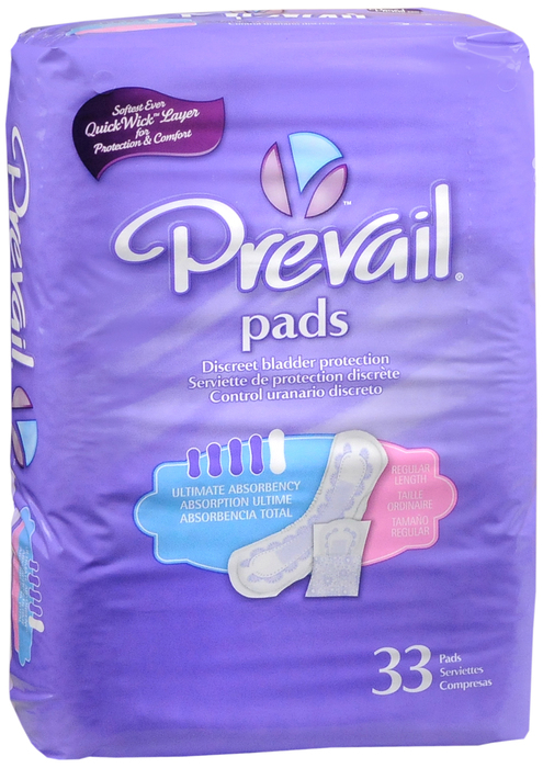 Prevail Bladder Control Pads 4x33