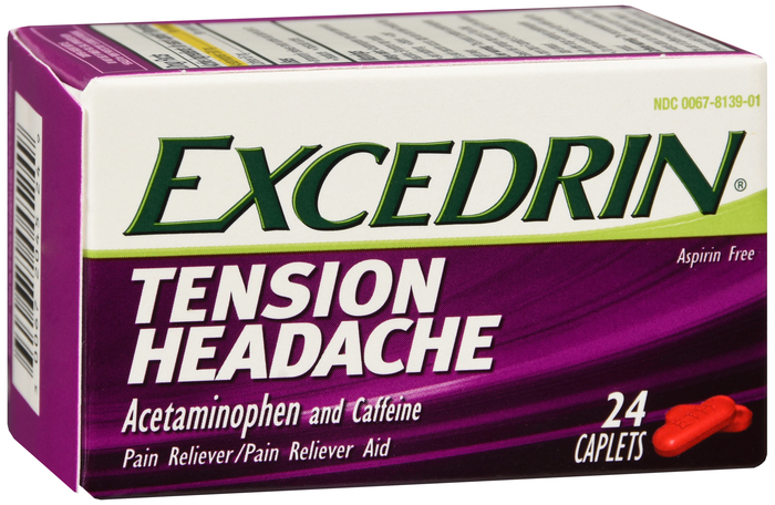 Exedrin Tension Headache Pain Reliever Caplets 24ct